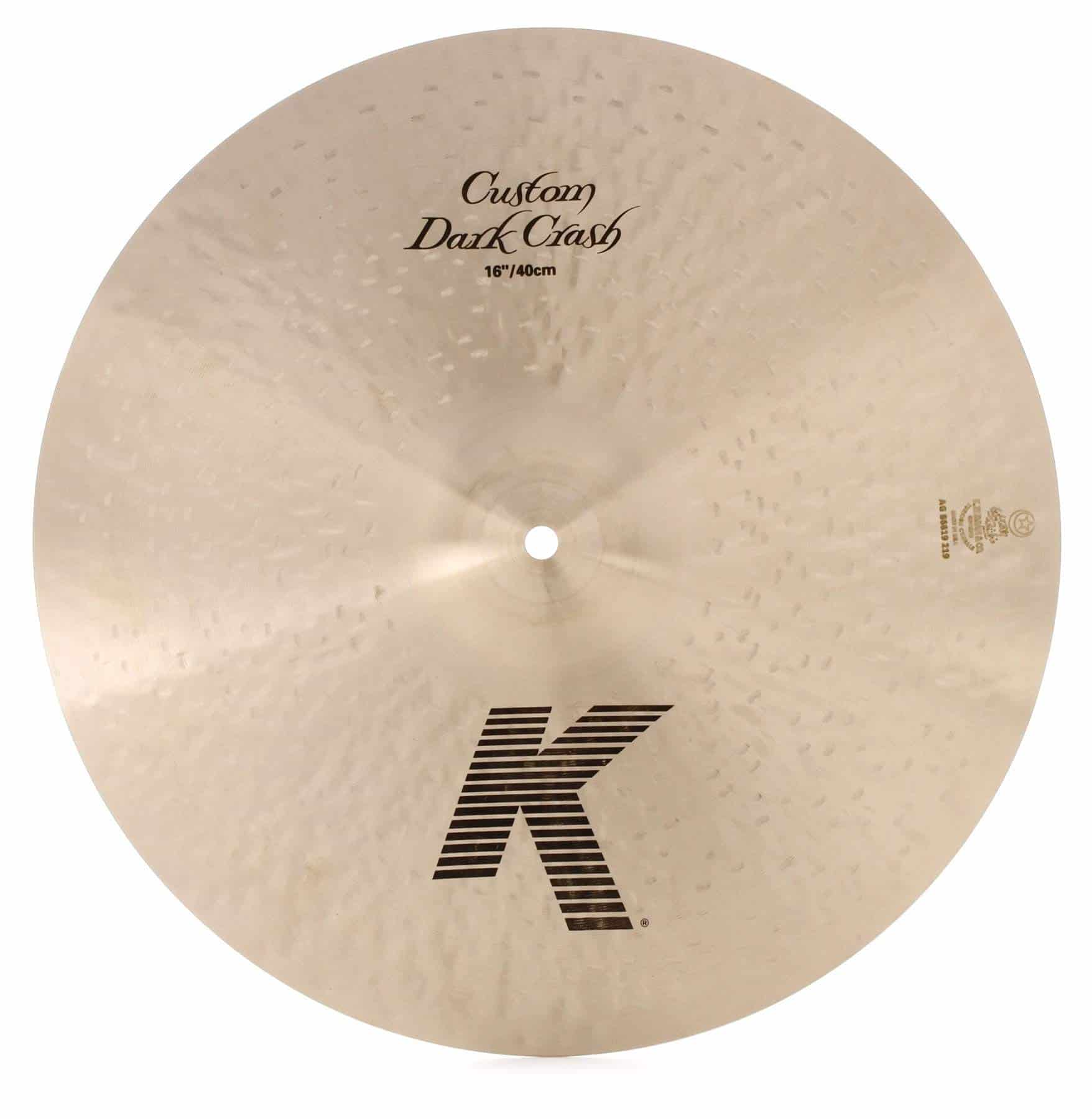 Platillo Zildjian 16 pulgadas K Custom Dark Crash