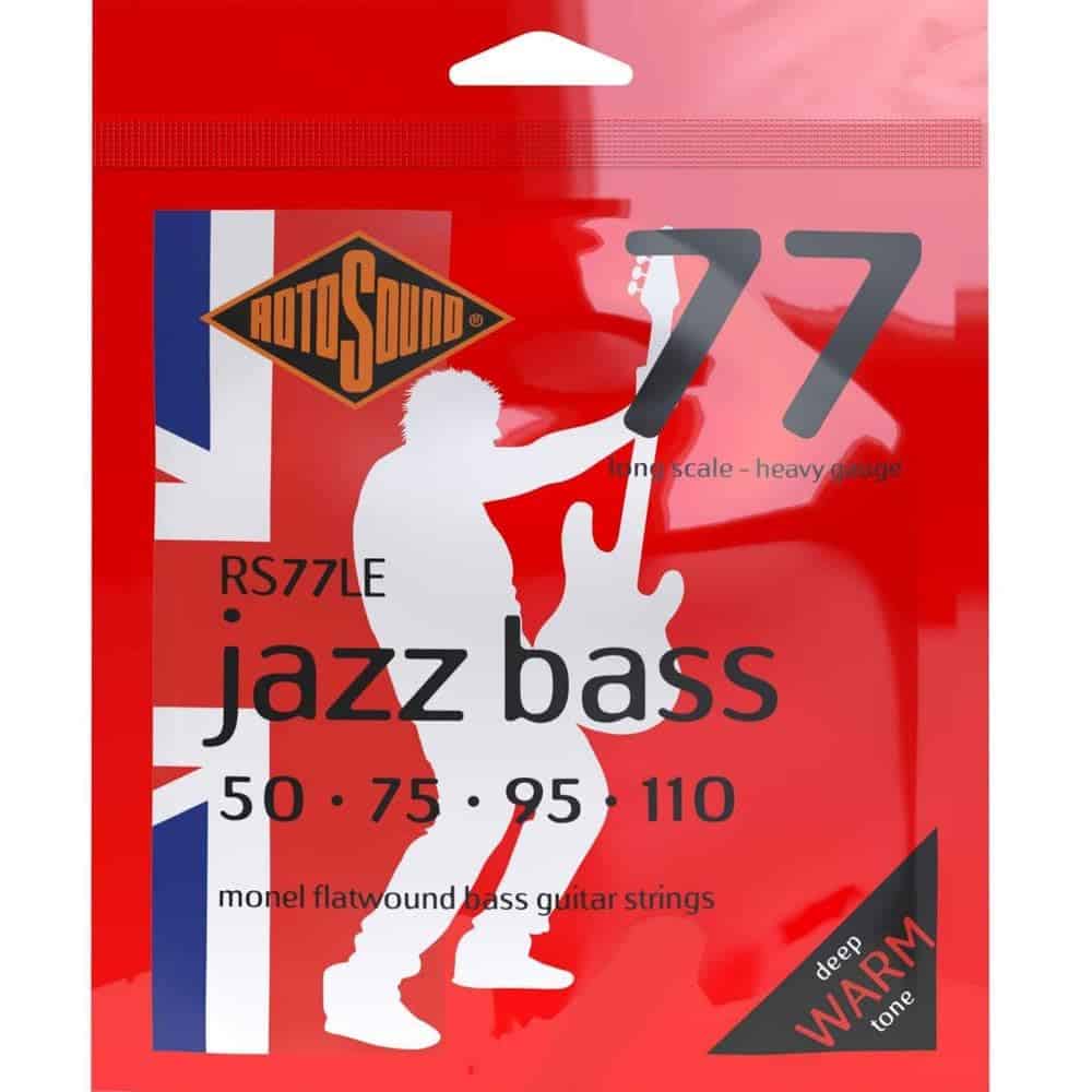Cuerdas de bajo Rotosound RS77LE Monel Flatwound (50 75 95