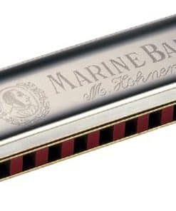 Armónica de 12 Agujeros Hohner 364-D Marine Band, en Clave