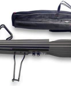 Stagg EDB-3/4 BK Bajo eléctrico de 3/4 de tamaño con funda