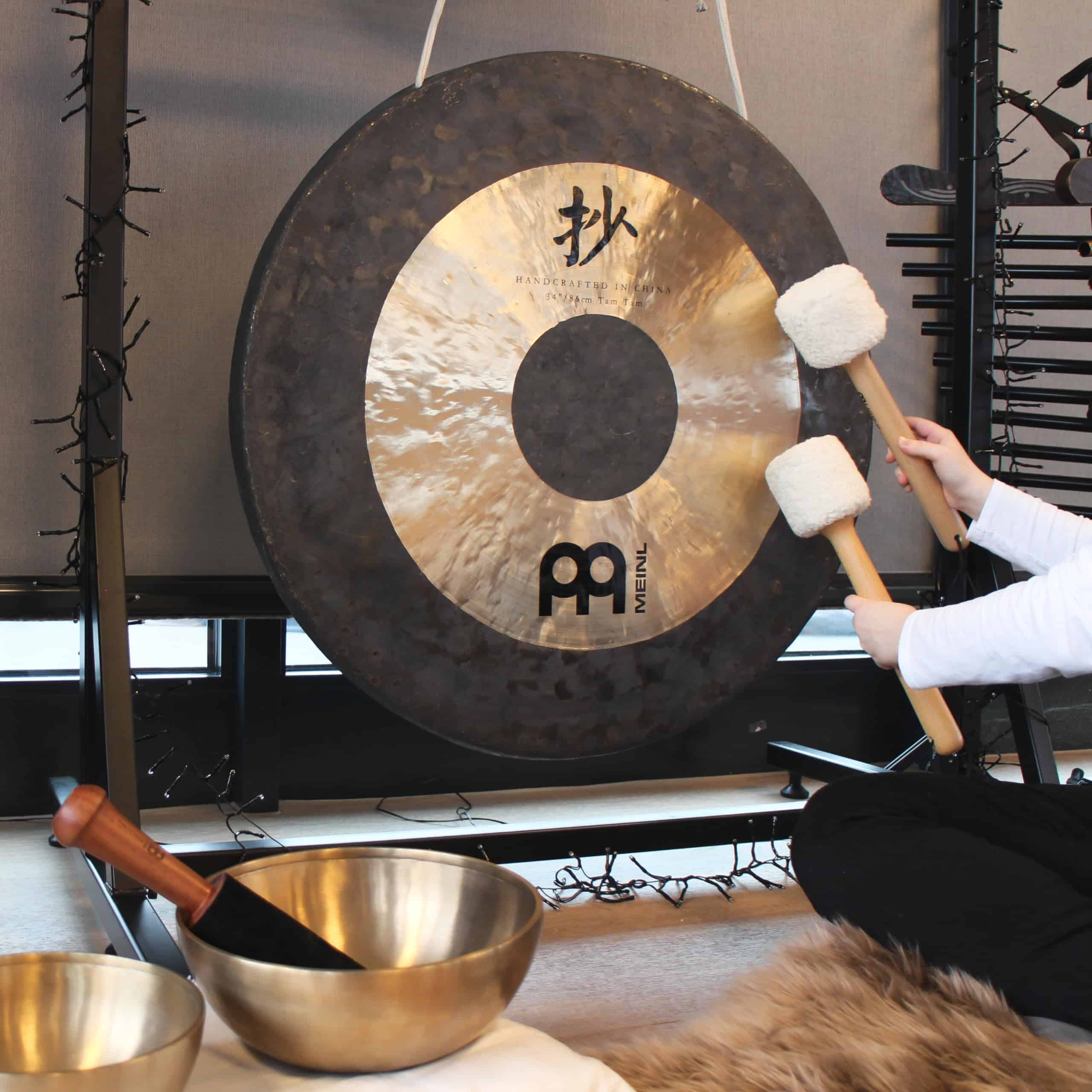 Baqueta para Gong/Tam Tam con Mango de Madera de Haya y - Imagen 5