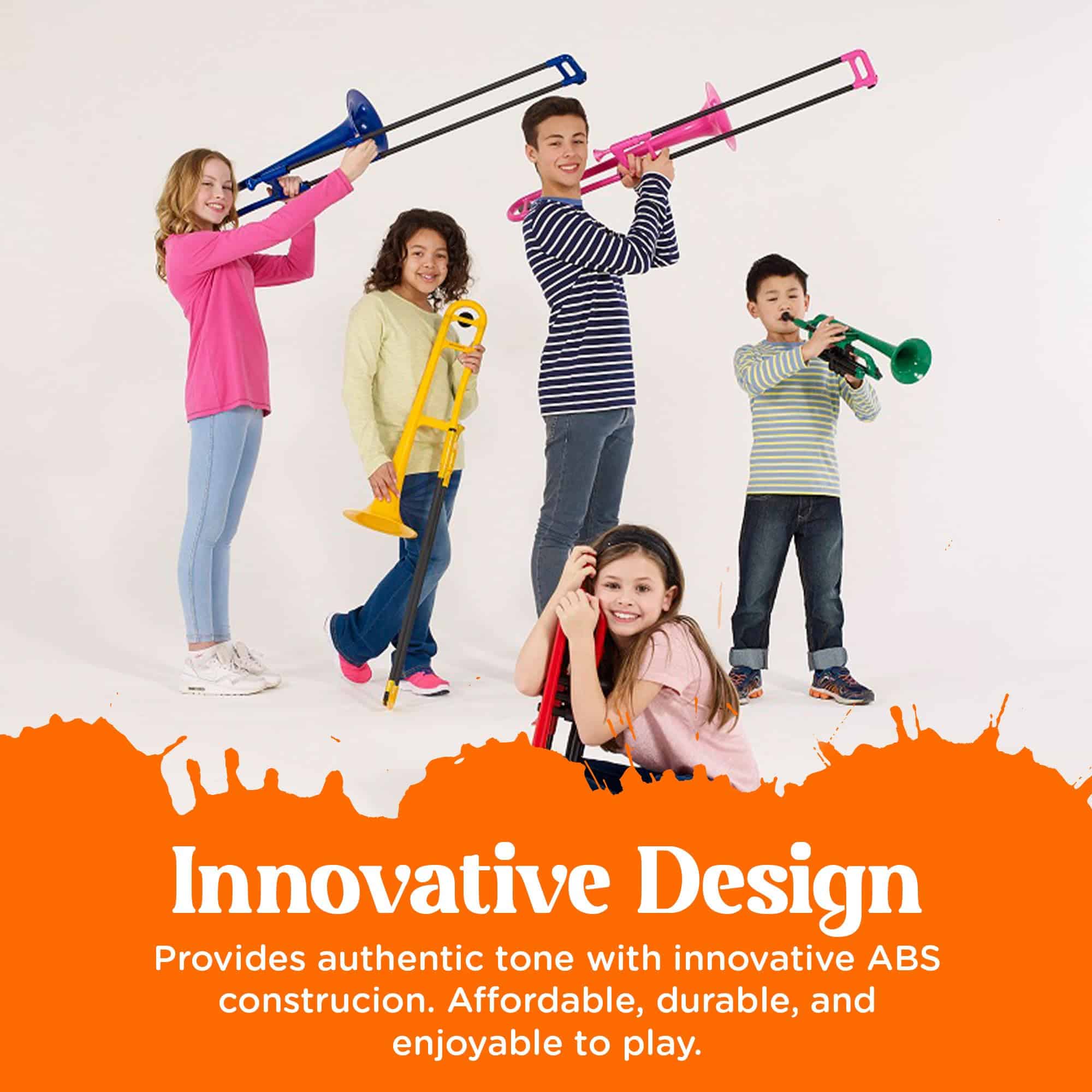 Trombón de plástico pBone PINSTRUMENTS - Boquillas y Bolsa - Imagen 7