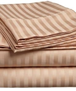 Juego de Sábanas de 4 Piezas con 300 Hilos de 100% Algodón