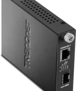 Conversor de medios de fibra TRENDnet 100/1000Base-T a SFP,
