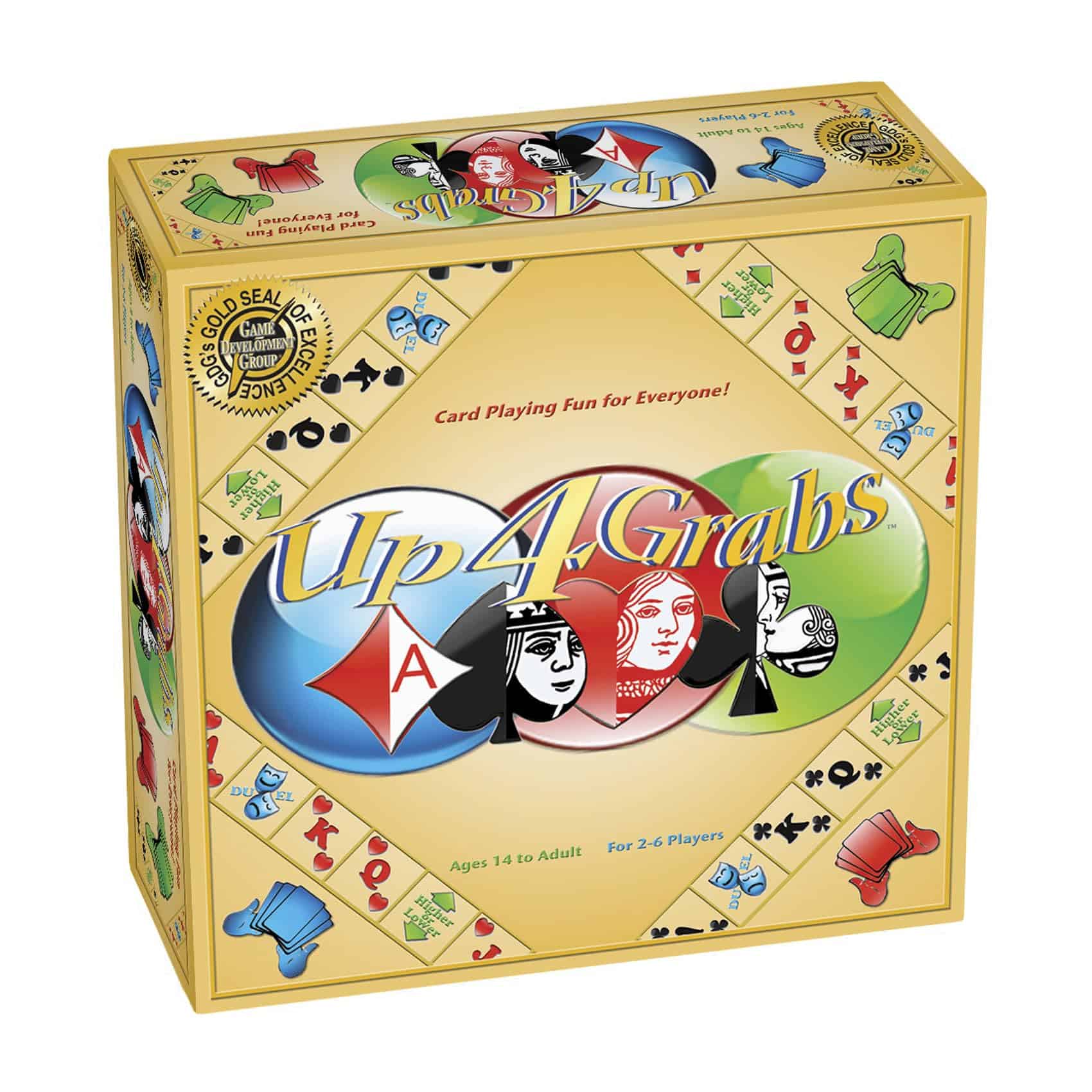 Up 4 Grabs - Un Juego de Mesa de Cartas Único Lleno de