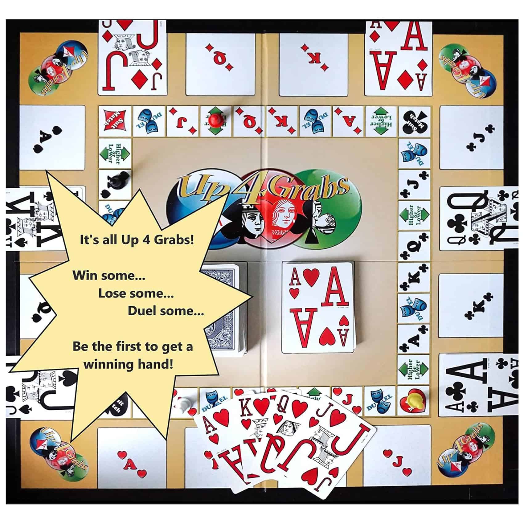 Up 4 Grabs - Un Juego de Mesa de Cartas Único Lleno de - Imagen 4
