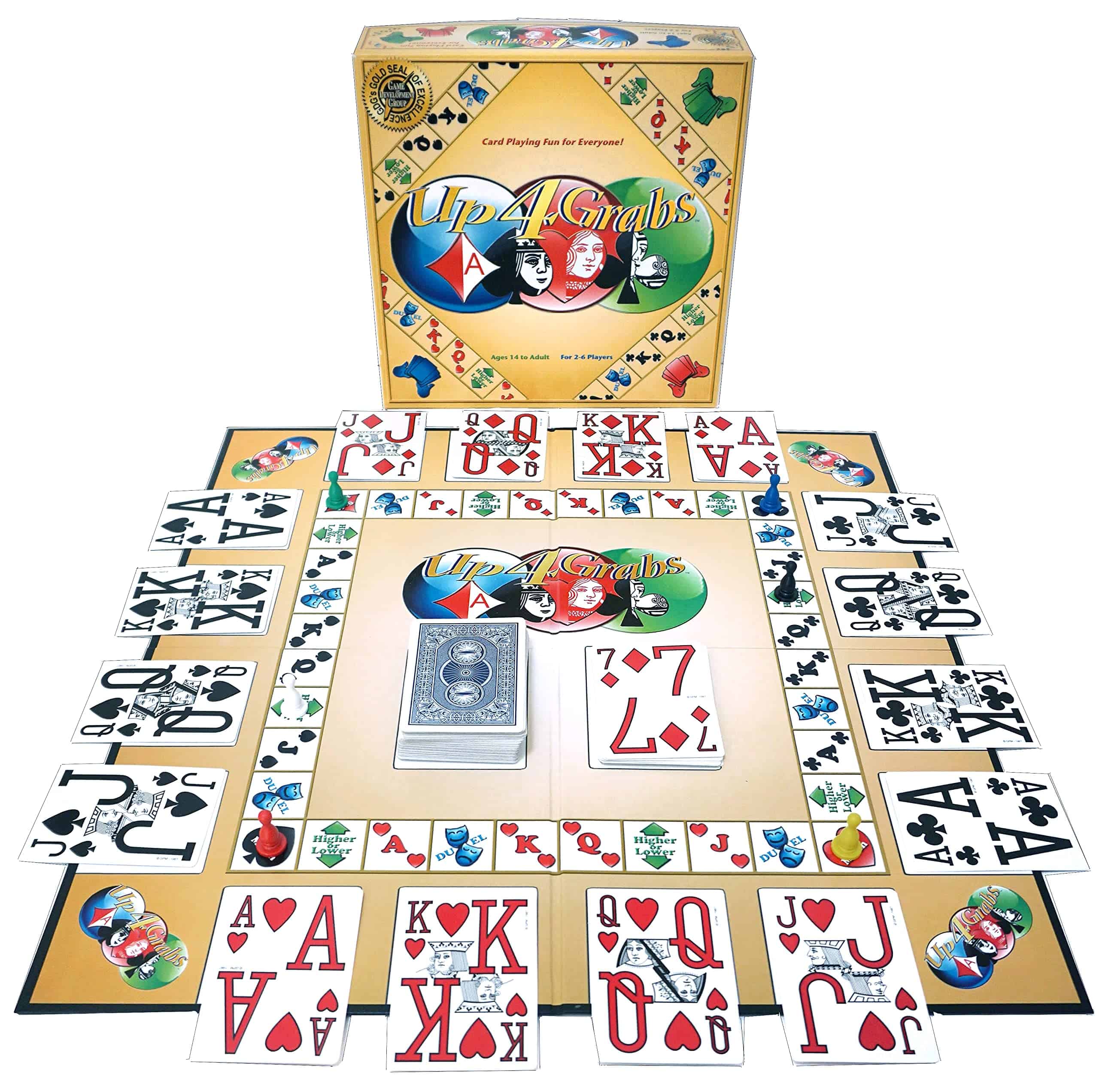 Up 4 Grabs - Un Juego de Mesa de Cartas Único Lleno de - Imagen 3