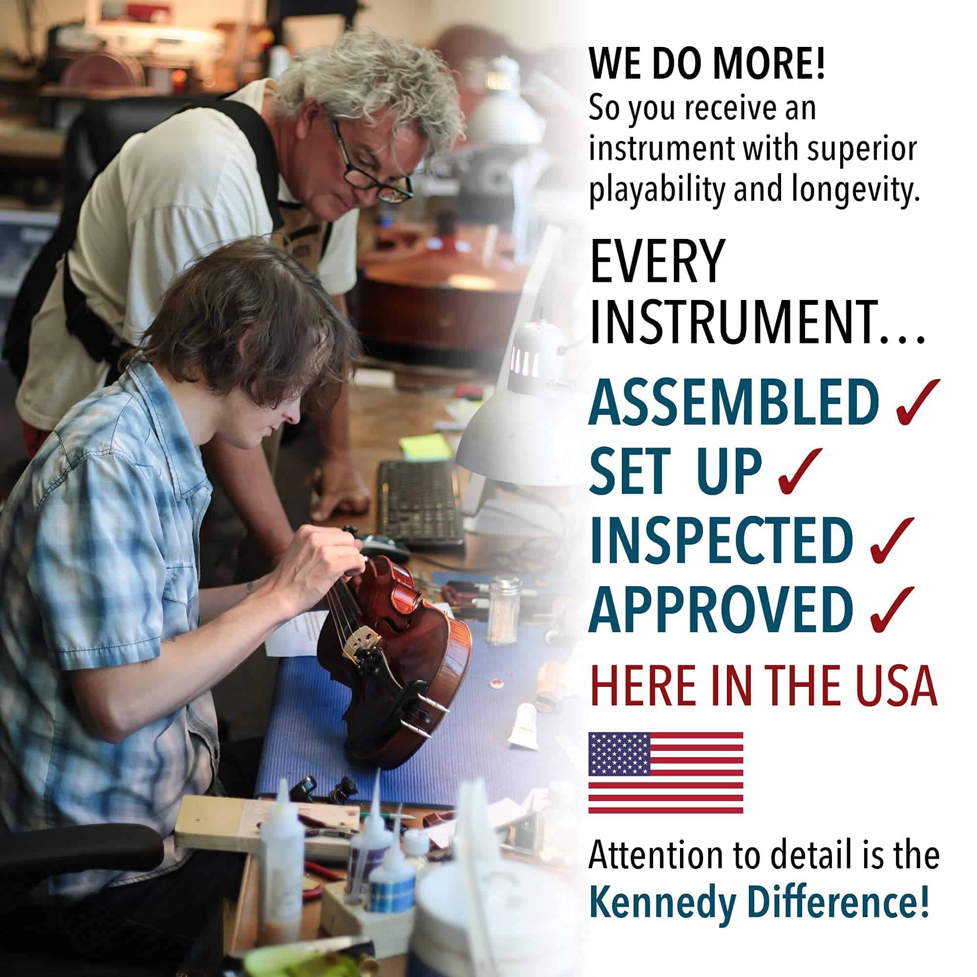 Antonio Giuliani Etude Violin Outfit 4/4 Tamaño Completo en - Imagen 8