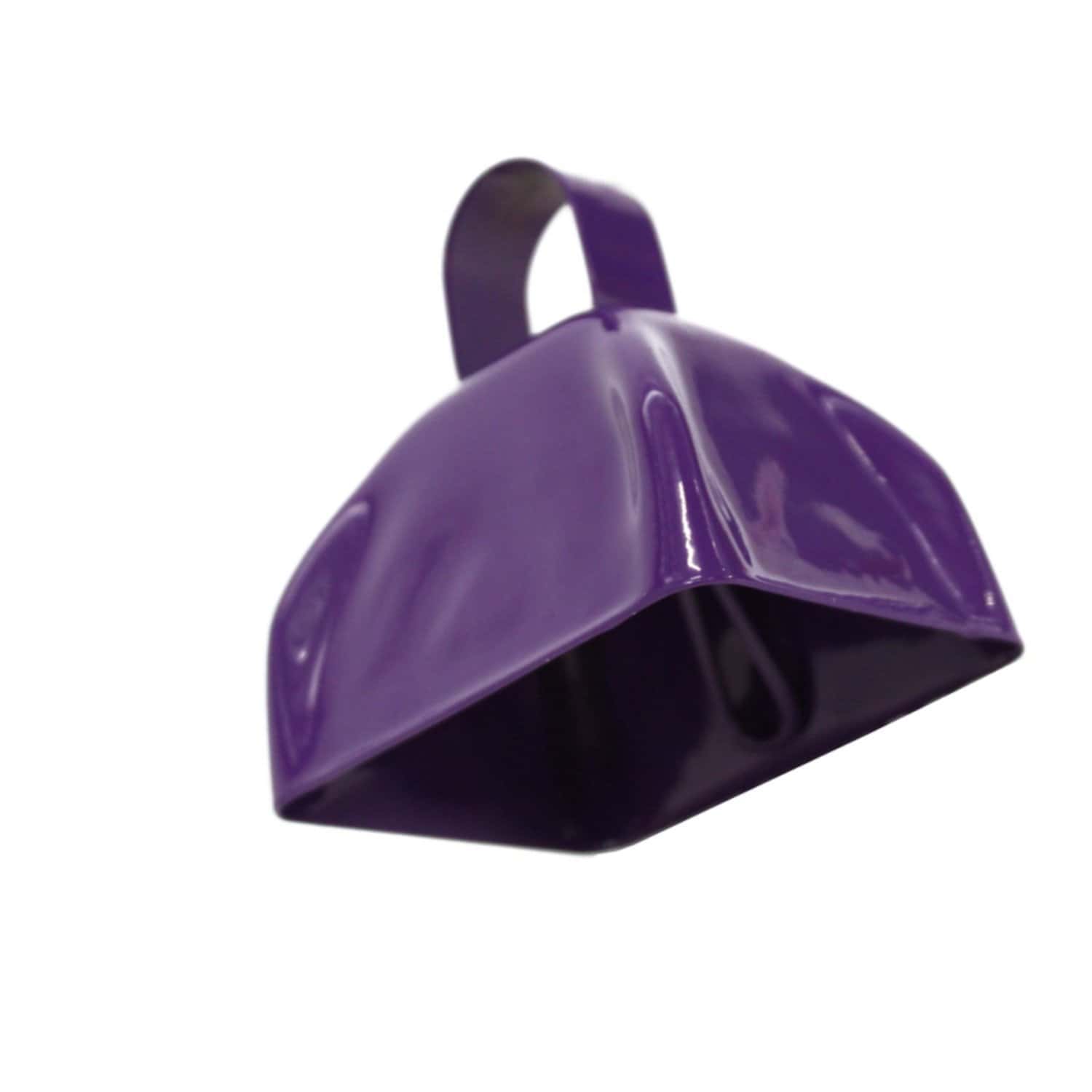 Campana de vaca de metal de 3 pulgadas (1 docena) - Morado