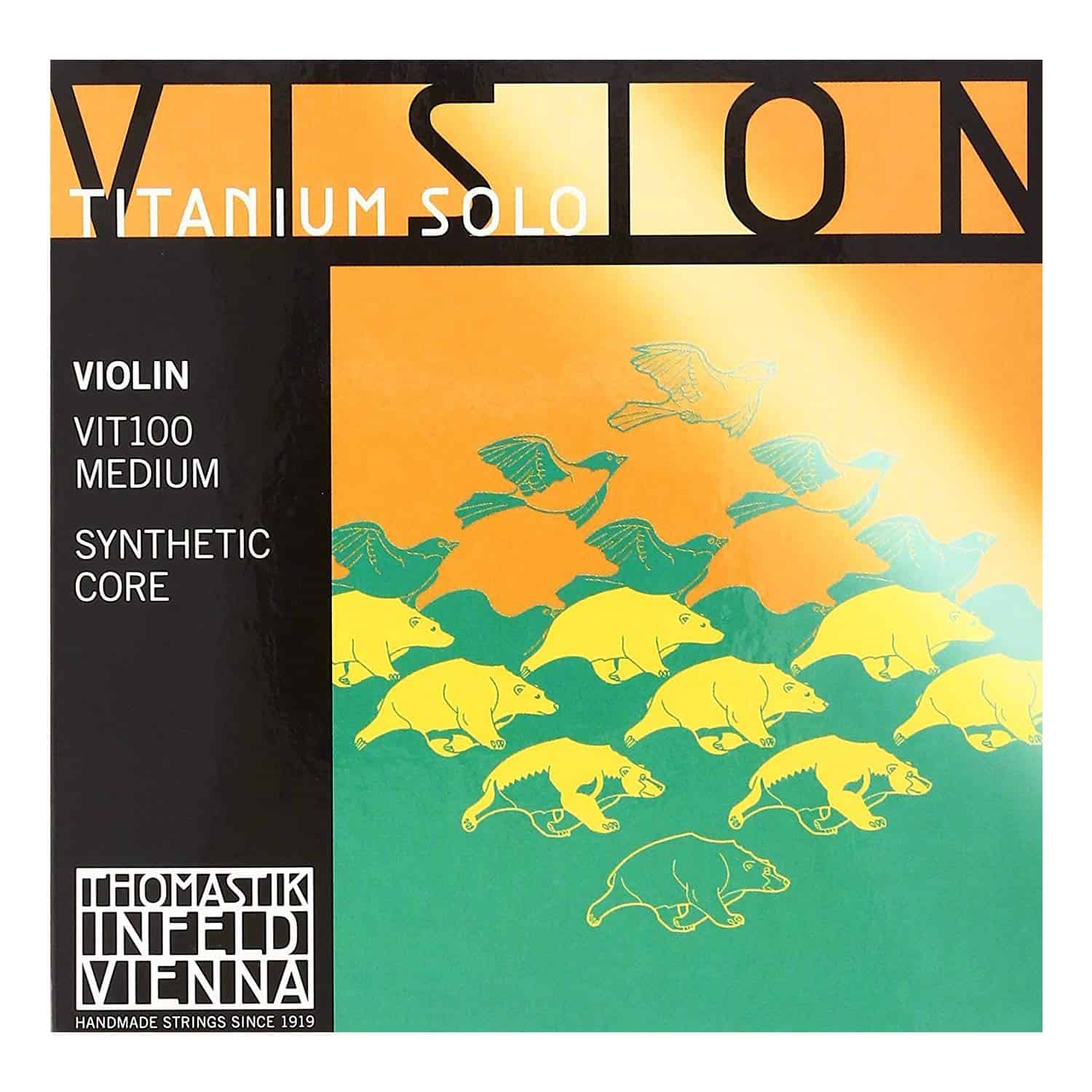 Juego de cuerdas para violín Thomastik Vision Titanium