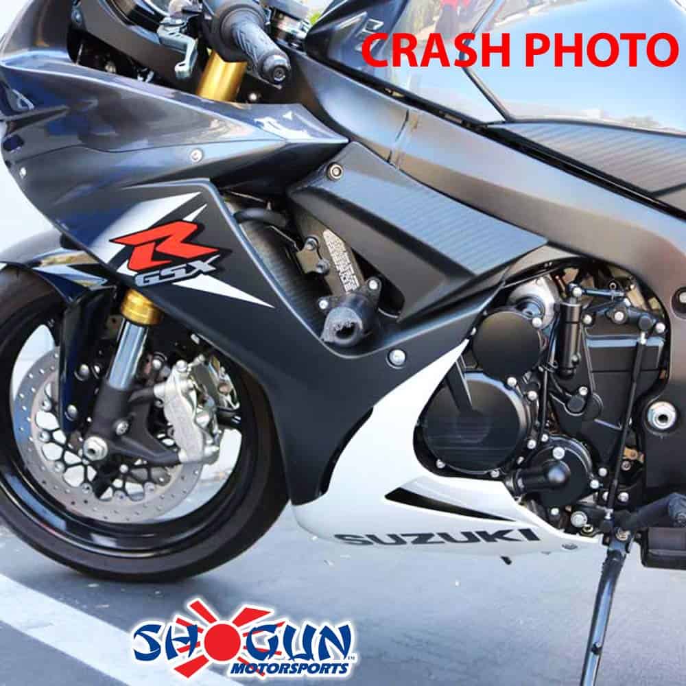 Shogun Suzuki GSXR600 GSXR750 2011 a 2024 Negro No Cut - Imagen 6