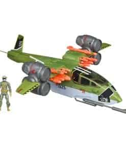 Vehículo VTOL G.I. Joe Retaliation Ghost Hawk II con Figura