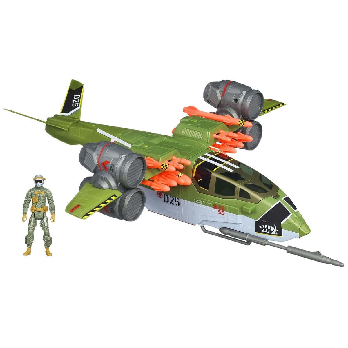 Vehículo VTOL G.I. Joe Retaliation Ghost Hawk II con Figura