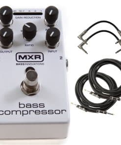 Pedal de compresión MXR M87 Bass con 4 cables