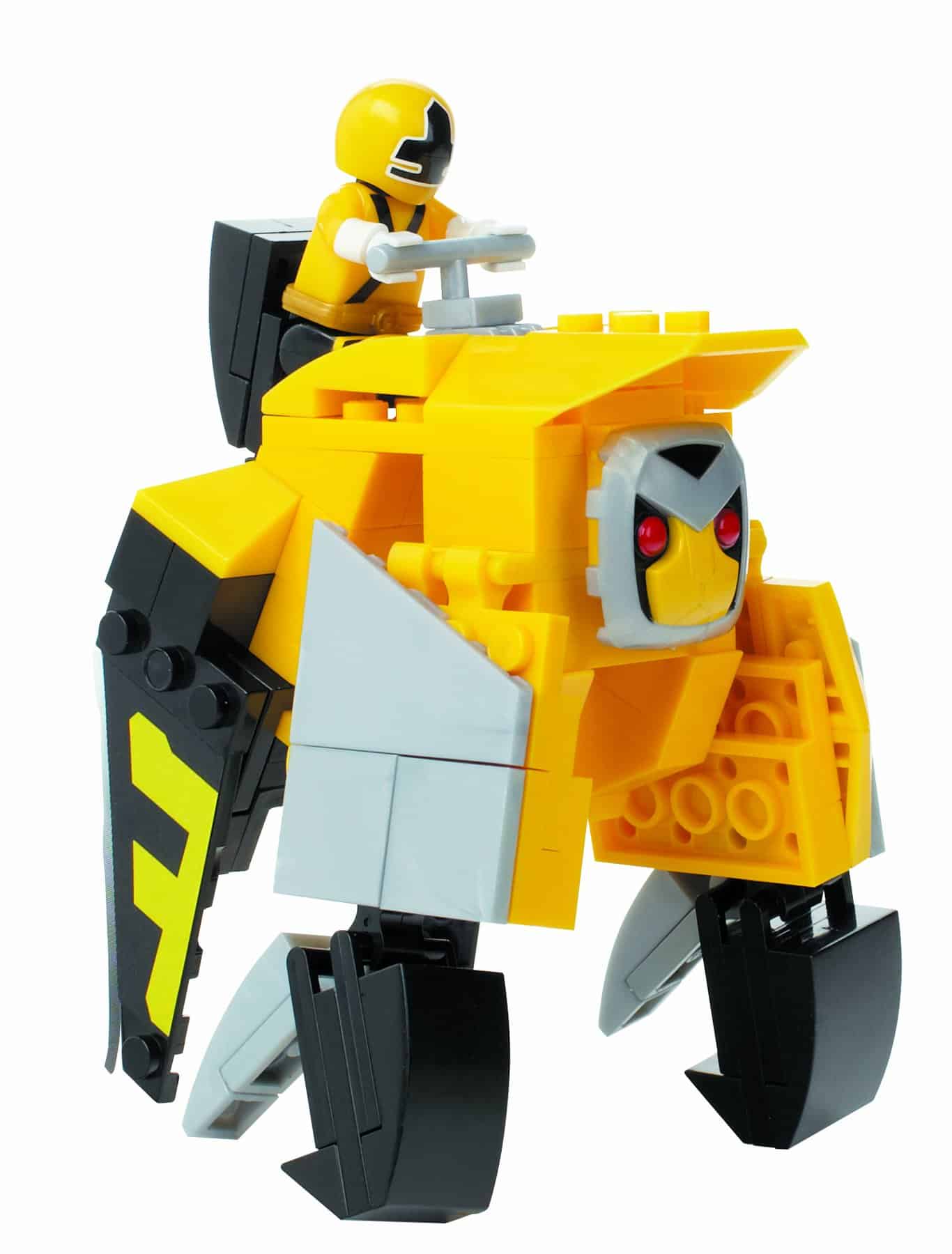 Mega Bloks Power Rangers Yellow Zord - Imagen 3