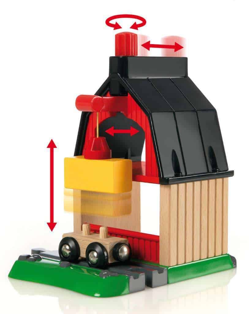 BRIO 33719 Farm Railway Playset - Juego de Trenes - Imagen 10