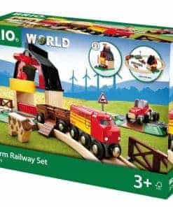 BRIO 33719 Farm Railway Playset - Juego de Trenes