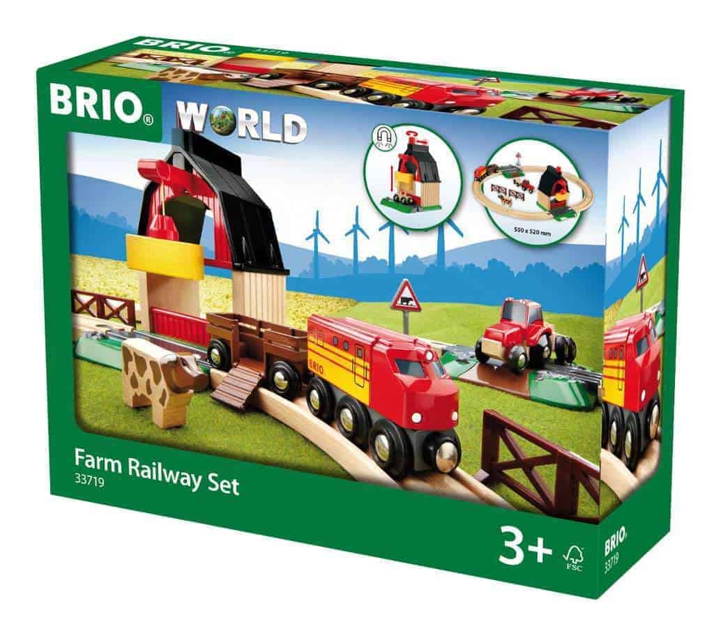 BRIO 33719 Farm Railway Playset - Juego de Trenes