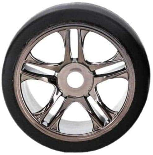 Traxxas 6477 Llantas y Ruedas, Ensambladas Negro Cromo, - Imagen 3