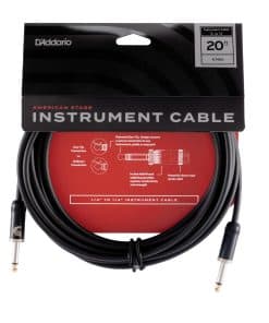Cable de Guitarra D'Addario - American Stage - -Negro