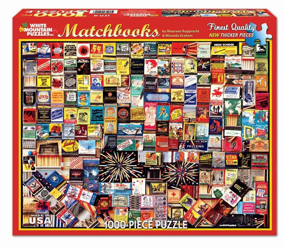 Rompecabezas Matchbook Collage de White Mountain Puzzles - - Imagen 3