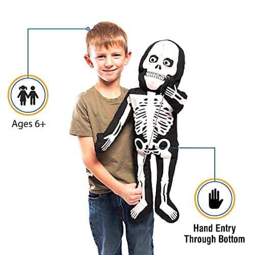 Marioneta de 25" Esqueleto (Brilla en la Oscuridad), Estilo - Imagen 4