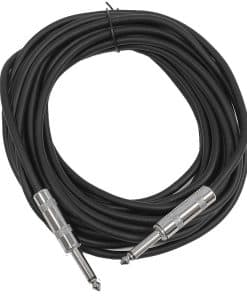 Seismic Audio - SASTSX-25 - Cable de Guitarra, -Negro