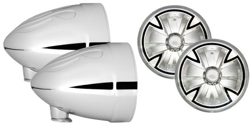 Adjure HB44020-X 4-1/2" Flamed Chrome Ventura Highway Faro