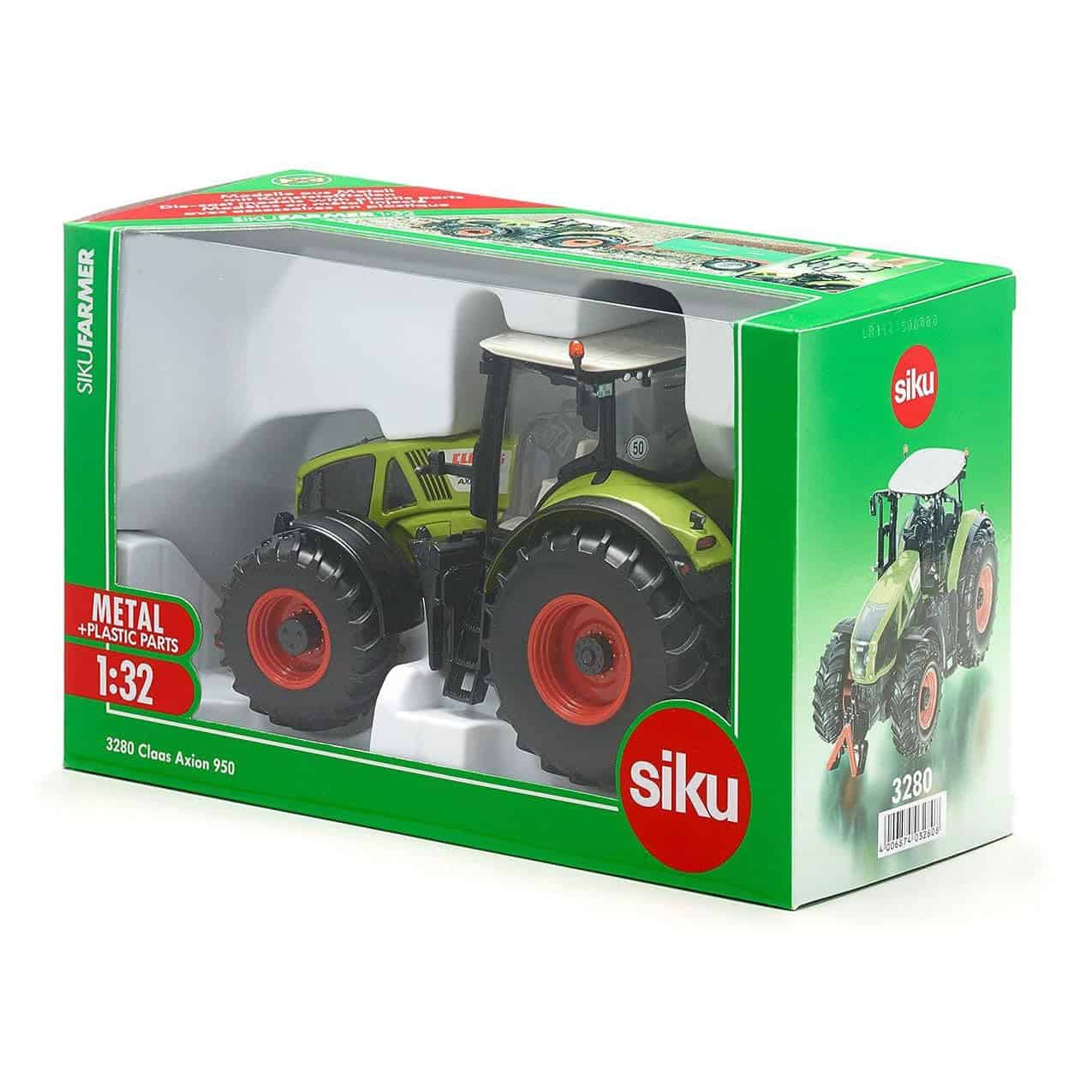 Tractor Claas Axion 950 Farmer SIKU 3280, Verde - Imagen 8