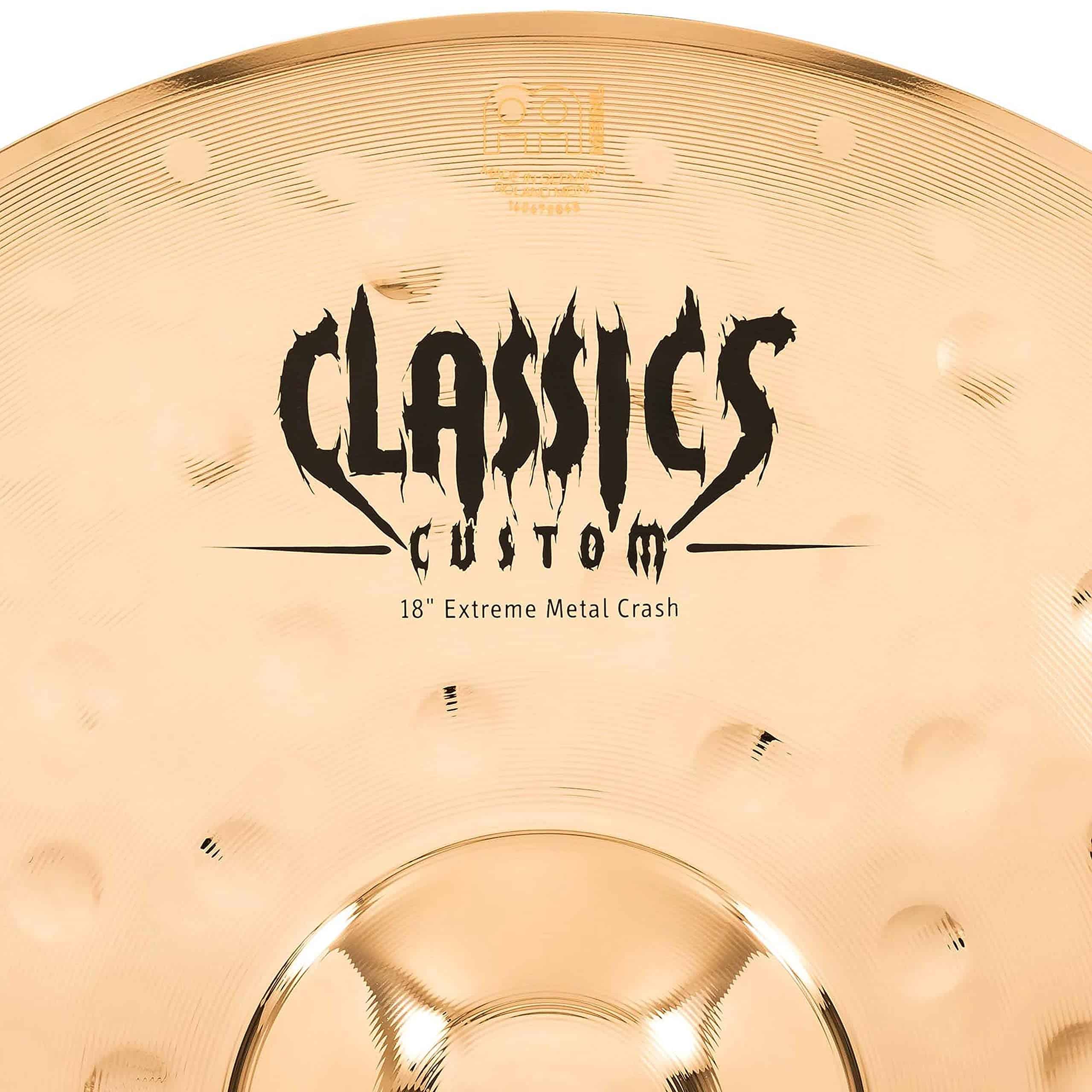Platillo de Choque Meinl 18" - Classics Custom Extreme - Imagen 5