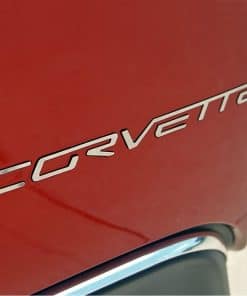 Letras traseras de Corvette - Acero inoxidable de acabado
