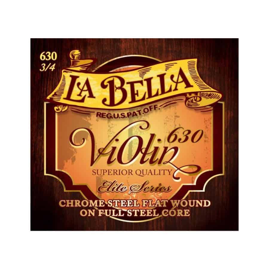 Cuerda de violín de acero cromado La Bella 630-3/4