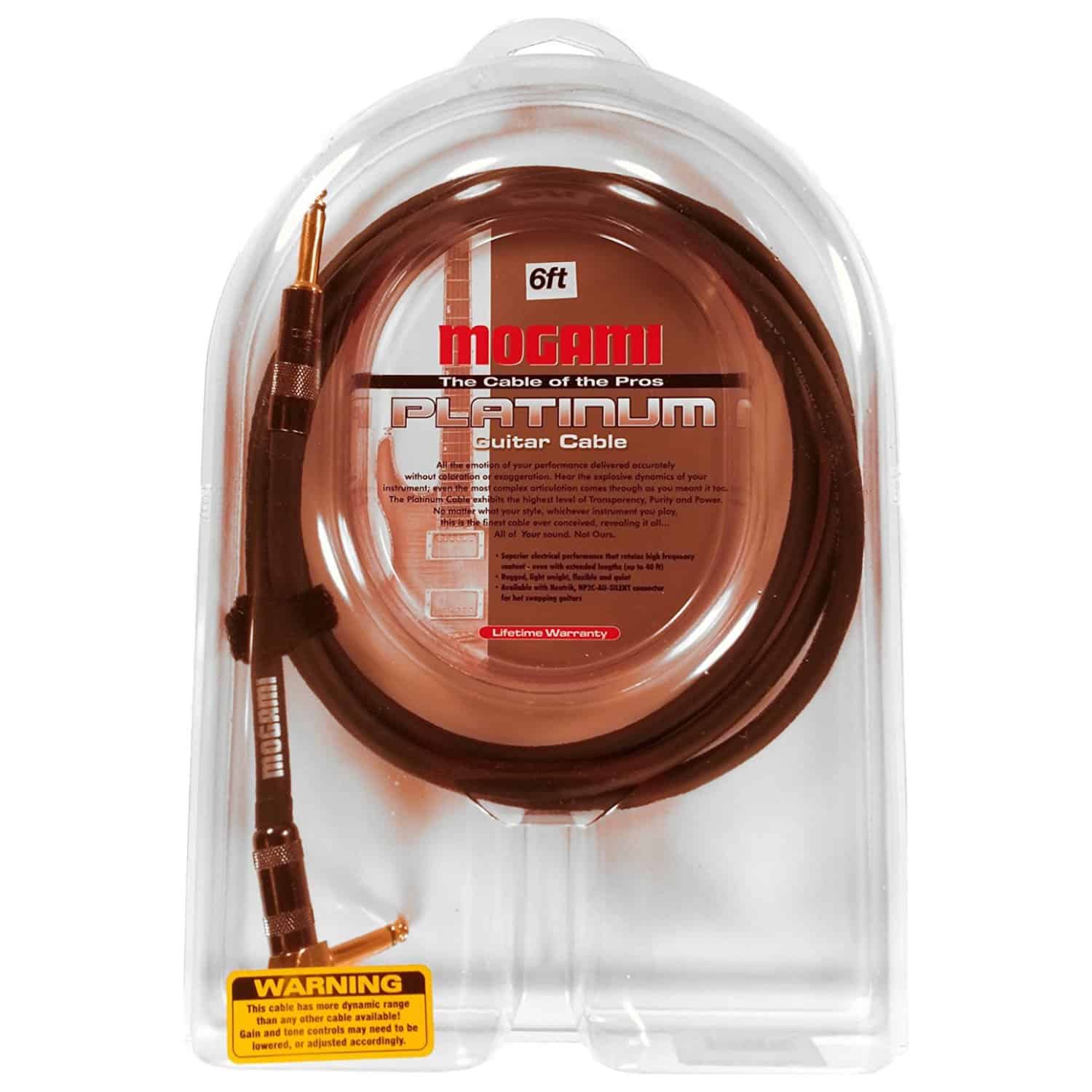 Cable de Instrumento Mogami PLATINUM GUITAR-06R, Dorado - Imagen 5