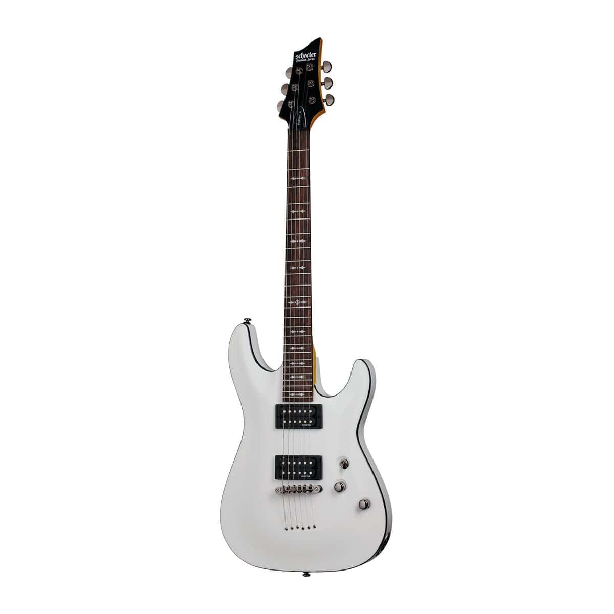 Guitarra eléctrica Schecter Omen-6 - Blanco Brillante