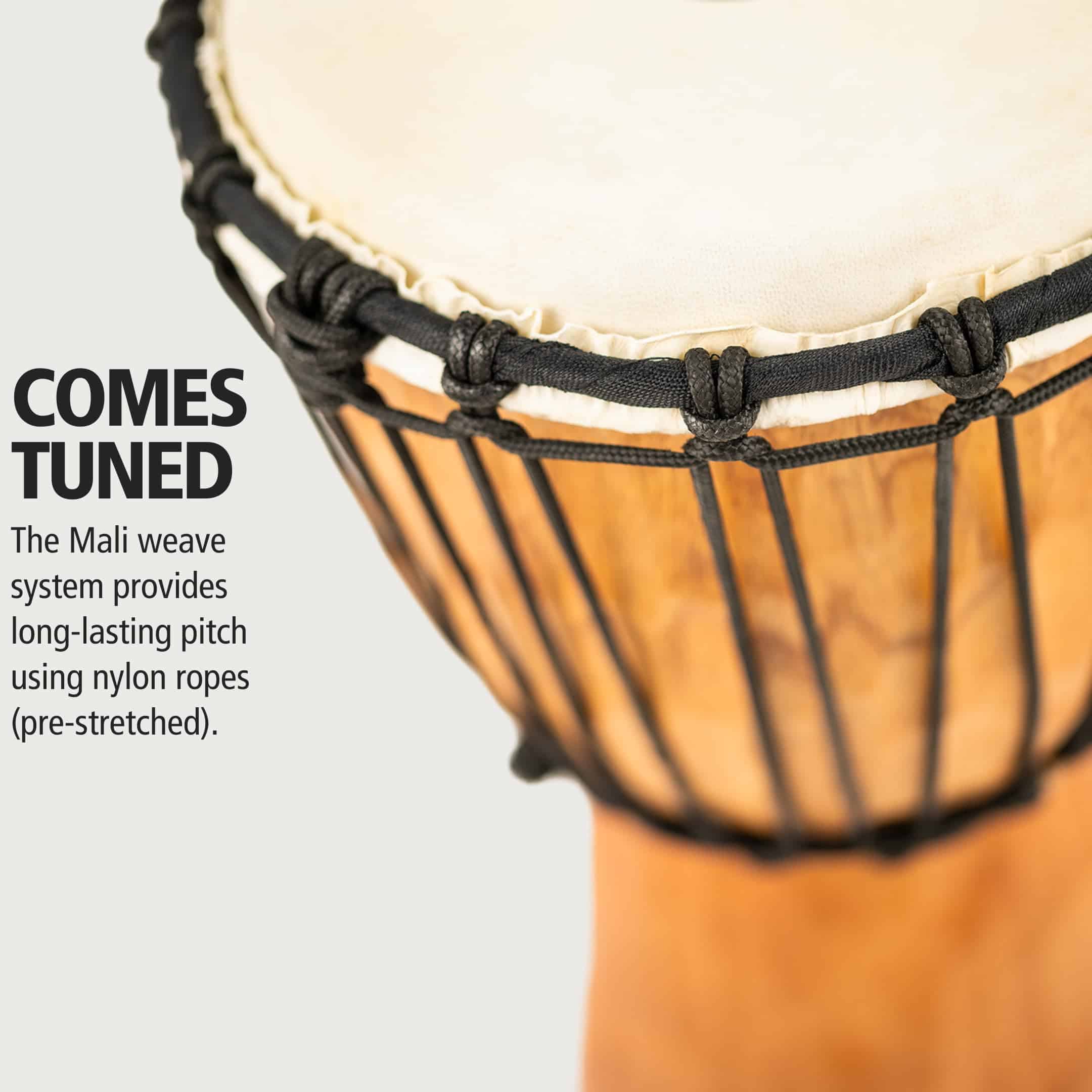 Meinl Percusión Djembe Tambor de Mano Instrumento Circular, - Imagen 6