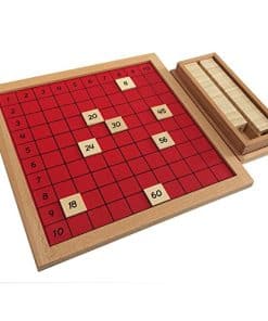 Tablero Montessori de Pitágoras Elite