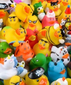 Juego de 100 Patitos de Hule Variados Rhode Island Novelty