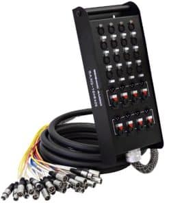 Cable Serpiente XLR de 16 Canales y 25' de Seismic Audio