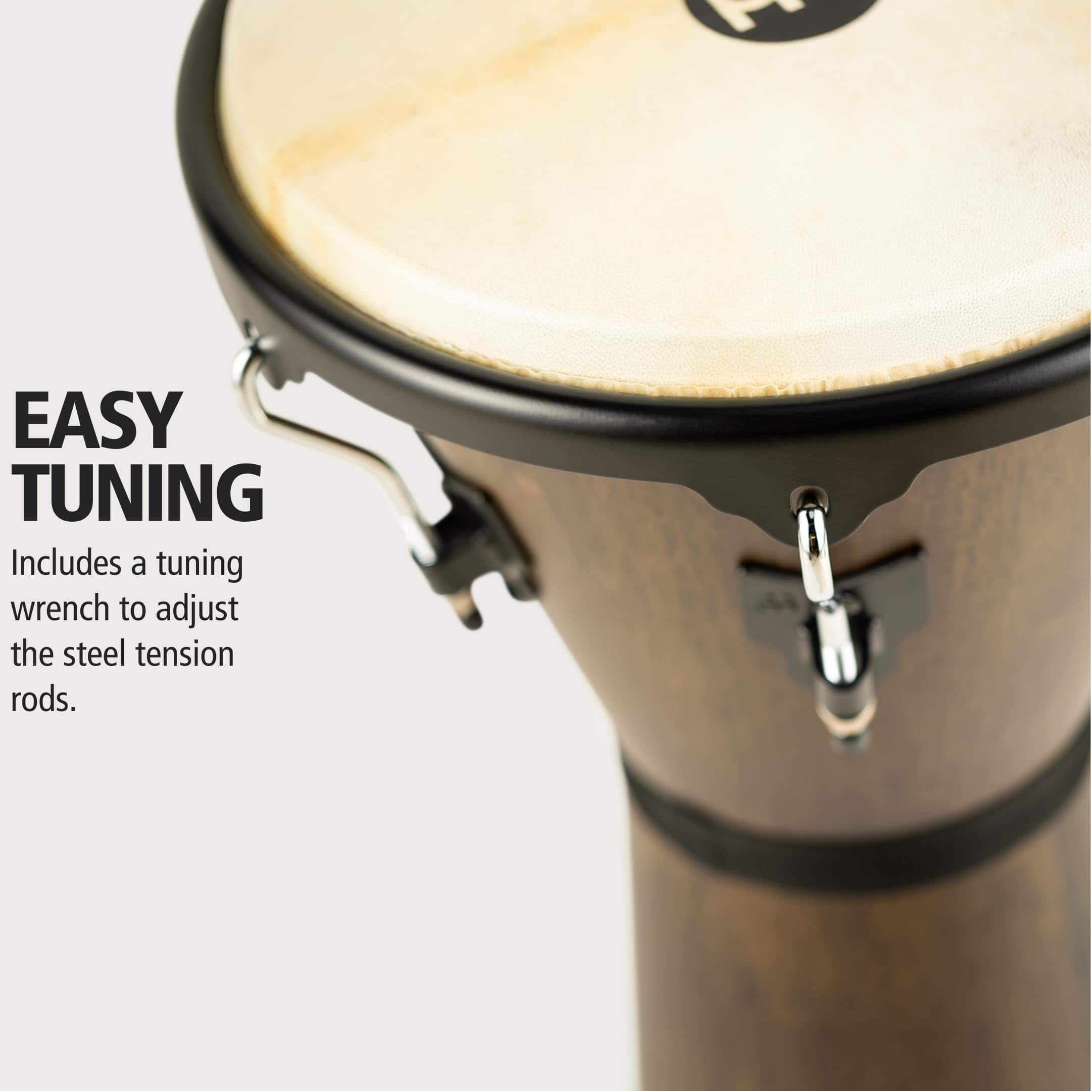 Meinl Percussion Djembe Tambor de Mano, Serie Headliner de - Imagen 6