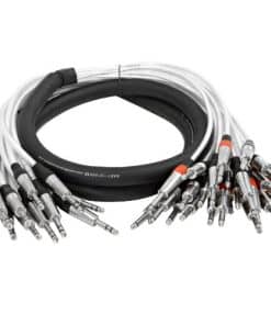 Cable Serpenteante de Inserción de 12 Canales 1/4" TRS a 24
