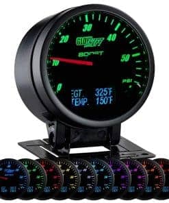 Kit de medidor de presión de refuerze analógico de 60 PSI