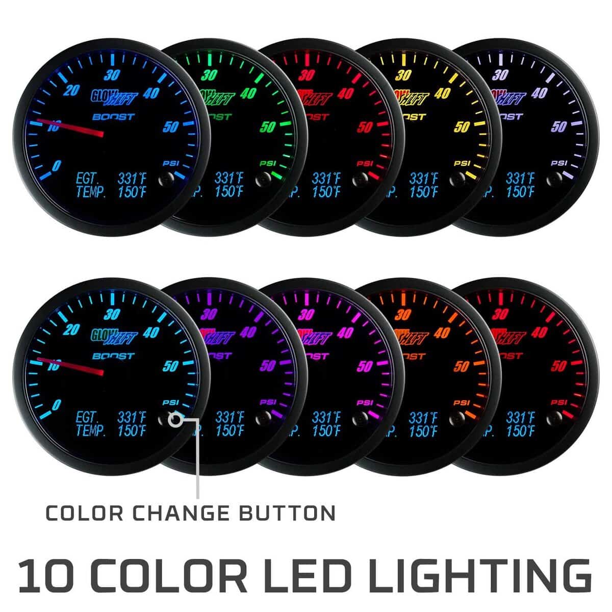 Kit de Medidor de Presión de Refuerzo Analógico 60 PSI con - Imagen 7