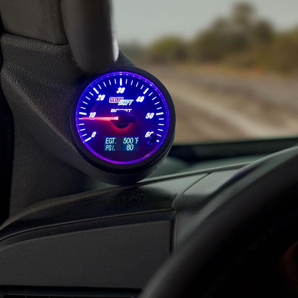 Kit de Medidor de Presión de Refuerzo Analógico 60 PSI con - Imagen 4