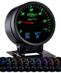 Kit de Medidor de Presión de Refuerzo Analógico 60 PSI con