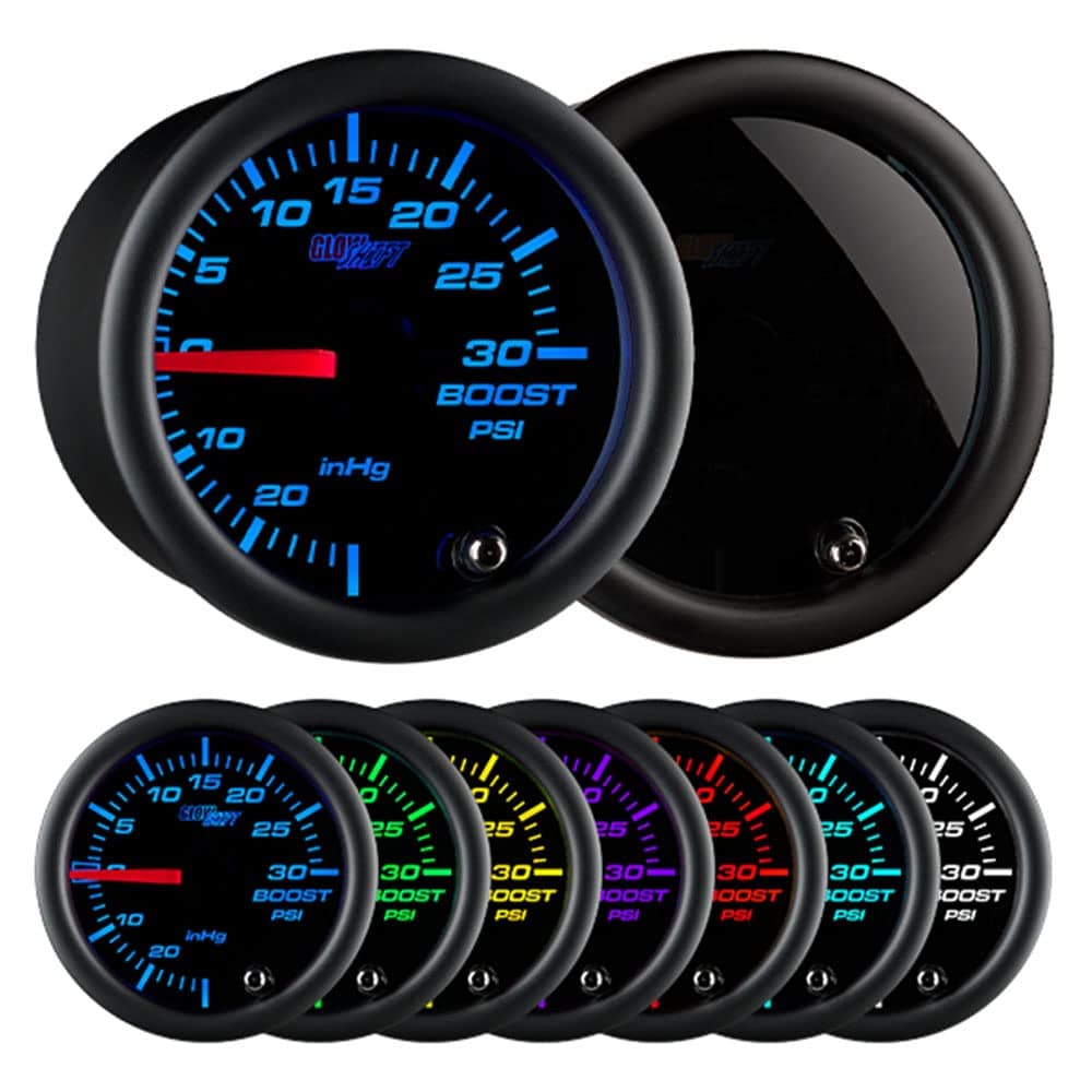 Kit de indicador de presión de Turbo/Aspiración GlowShift