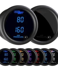 Kit de Calibre de Presión de Aire Digital Doble con 7