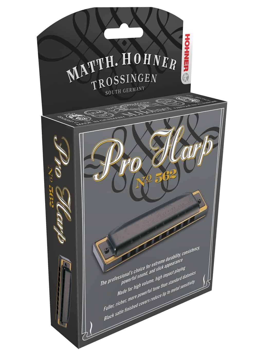 Armónica Hohner 562BX-BF Pro Harp, en la clave de Si bemol