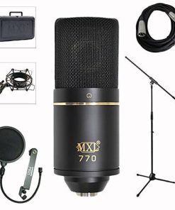 Paquete de Micrófono Condensador de Estudio Profesional MXL