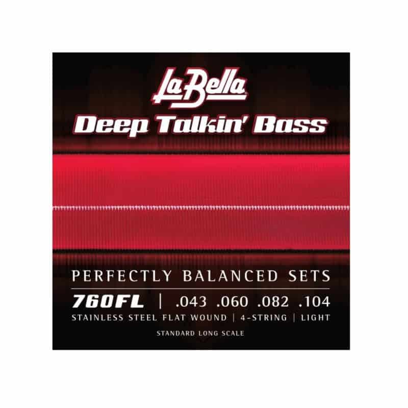 La Bella 760FL Deep Talkin' Stainless Steel Flat Wound, - Imagen 3