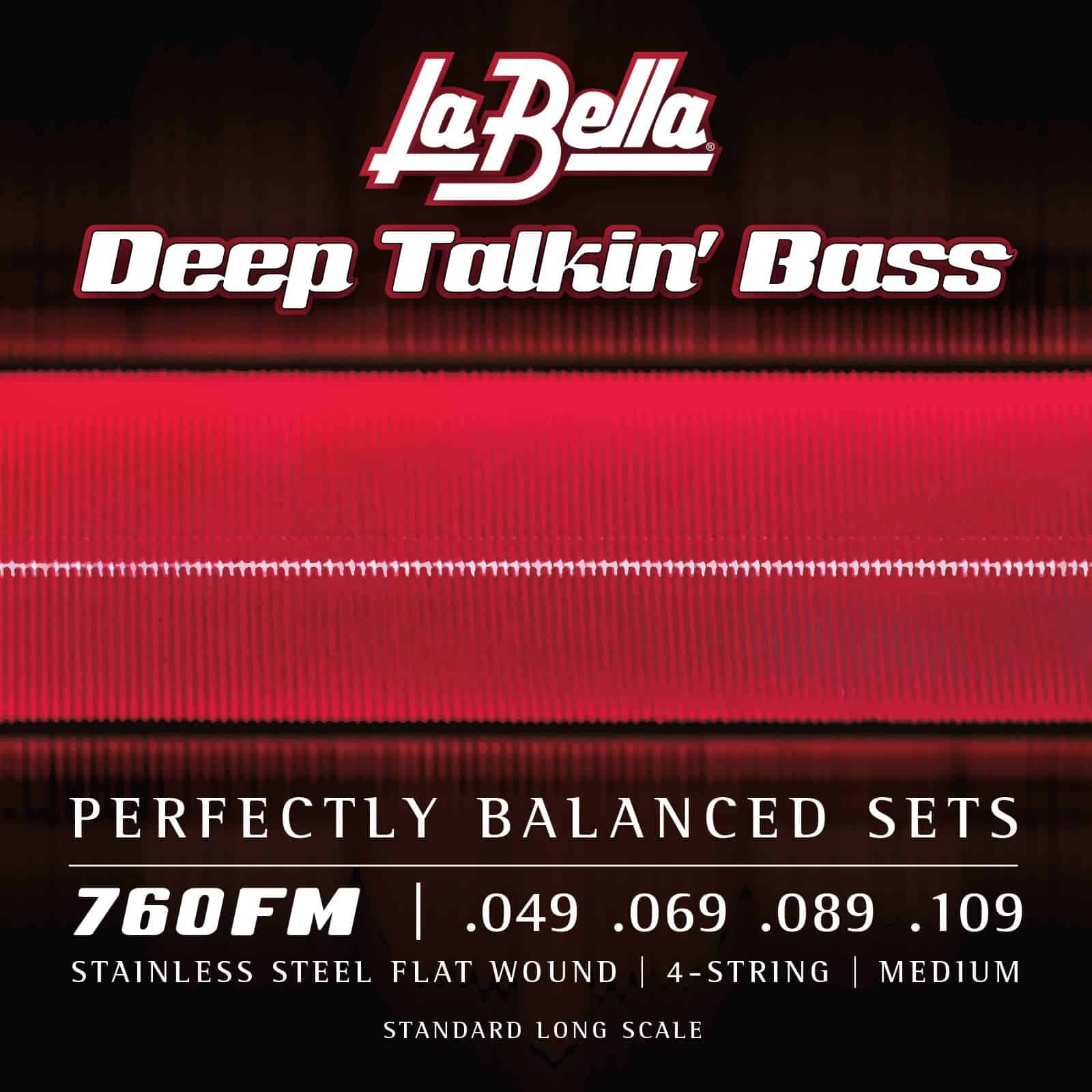 Cuerdas de Bajo La Bella 760FM Deep Talkin' Stainless Steel